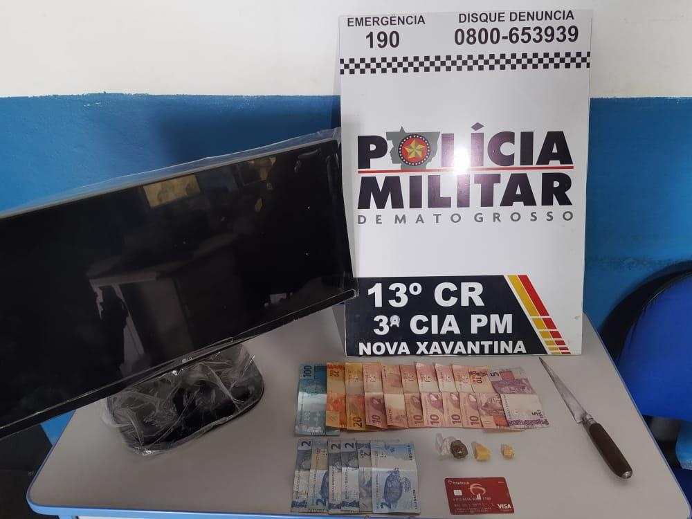 Adolescente é apreendido com drogas em casa abandonada
