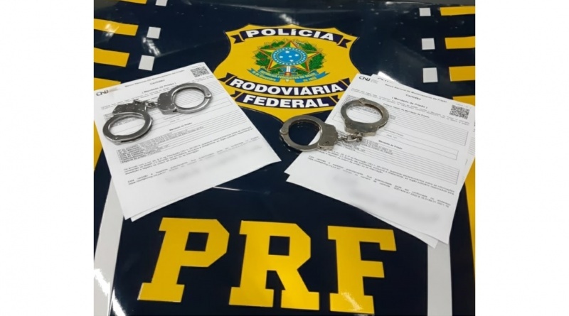 PRF prende dois homens com mandados de prisões em aberto