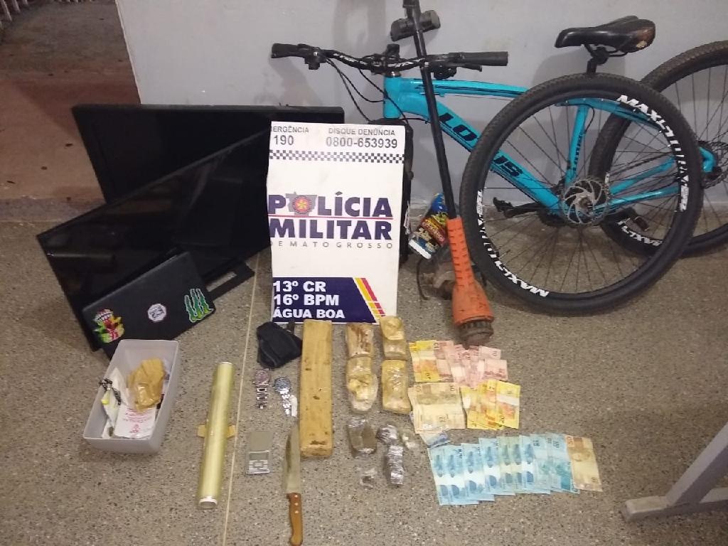 Homem é preso por tráfico de drogas e porte ilegal de arma de fogo