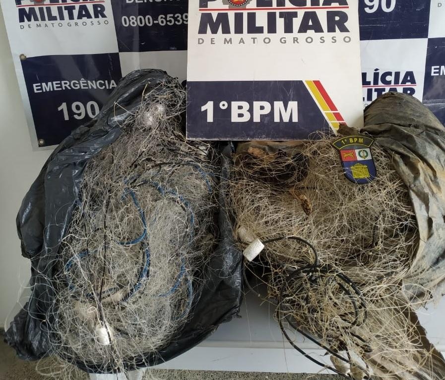 PM prende homens por pesca predatória no Rio Cuiabá