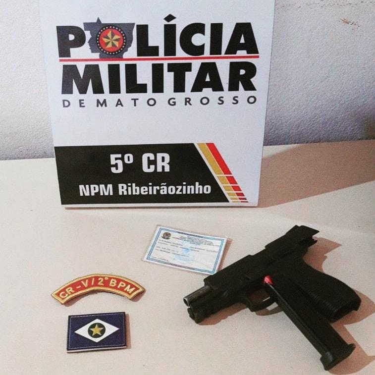 Homem é preso por porte ilegal de arma de fogo em zona rural de Ribeirãozinho