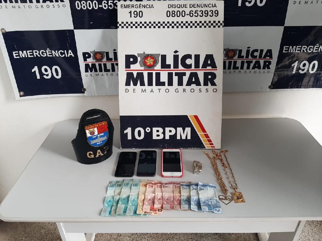 Três são presos por tráfico de drogas em Cuiabá