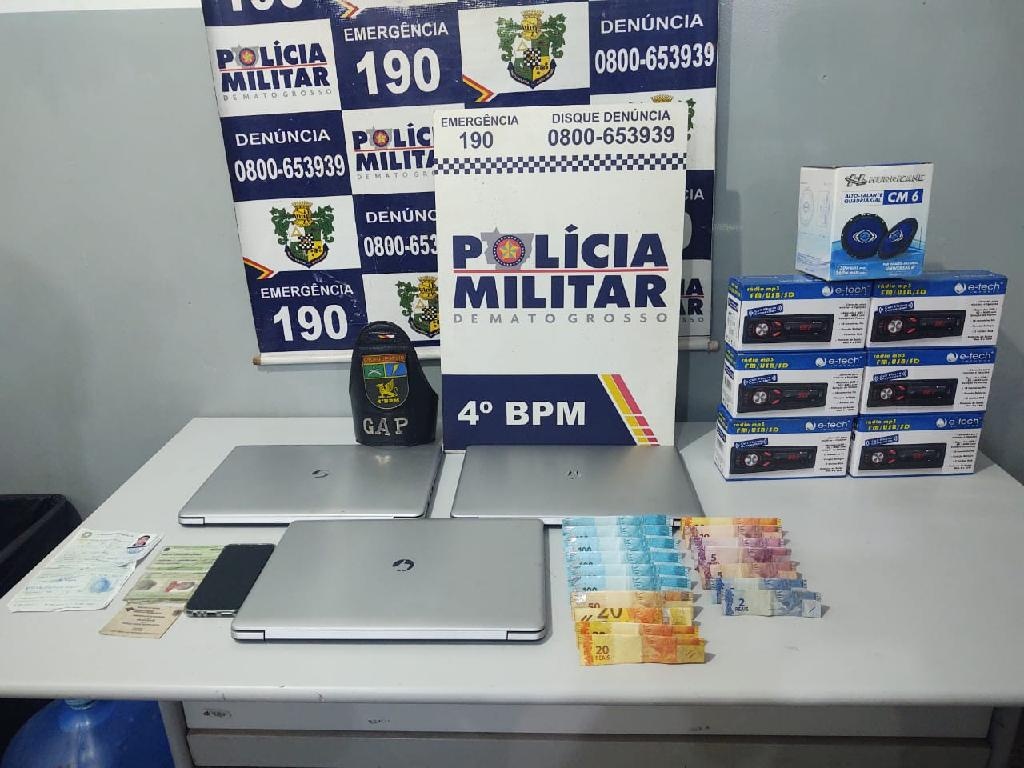 Homens são presos por furto e receptação em VG