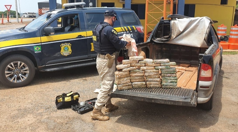 Mais de 36 kg de drogas são apreendidas com casal em Diamantino
