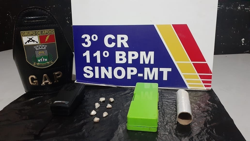 Adolescente é apreendido com drogas e rádio na frequência da polícia em Sinop