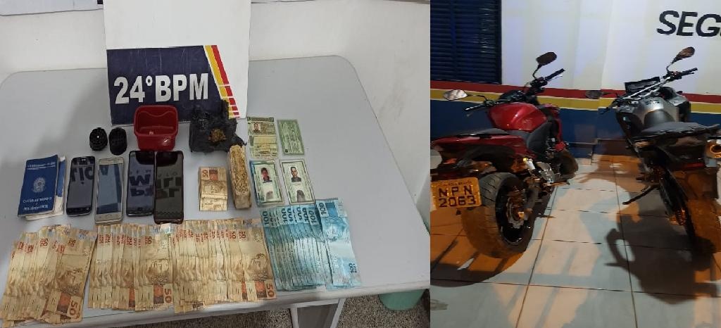 PM prende quatro pessoas por tráfico e estelionato em Cuiabá
