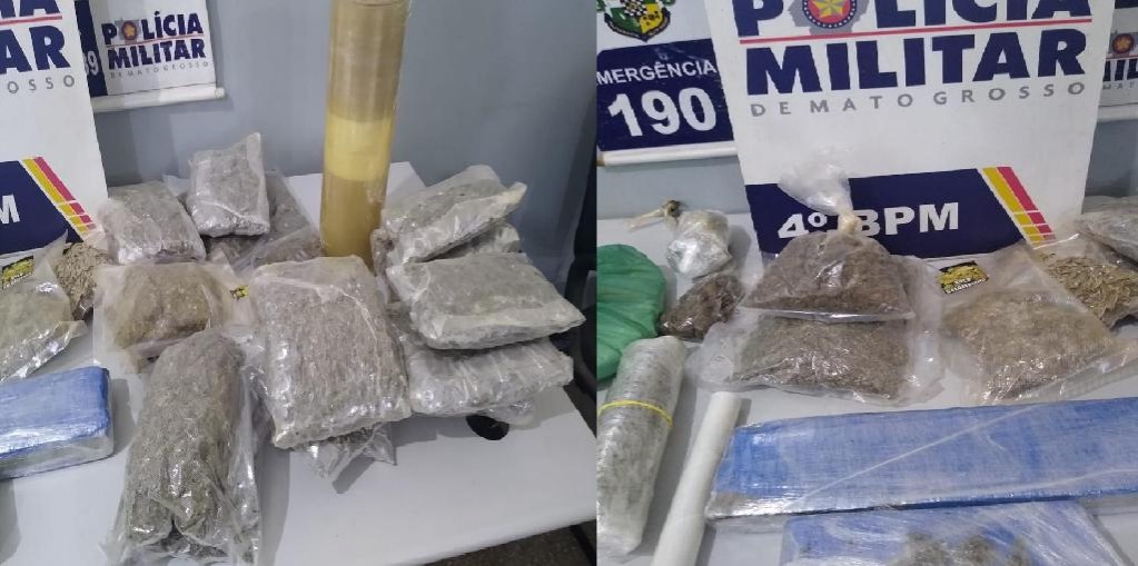 Homem é preso com grande quantidade em drogas em VG
