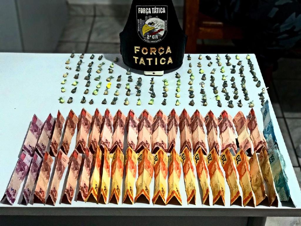 Homem é preso com 119 porções de pasta base de cocaína