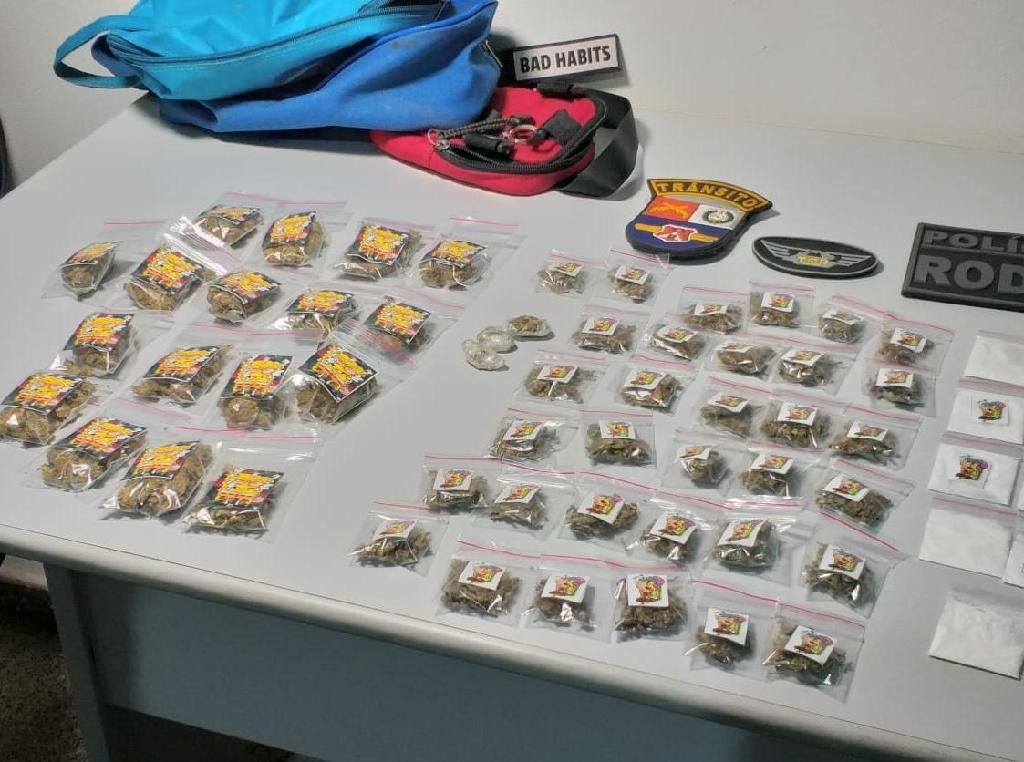 Dupla é presa com drogas em zona rural de Cuiabá