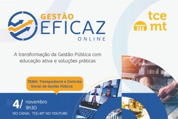 TCE-MT realiza capacitação Gestão Eficaz nesta quarta-feira (4)