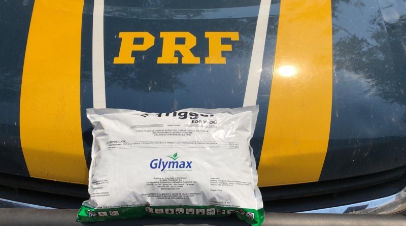 PRF apreende em Rondonópolis agrotóxicos contrabandeados
