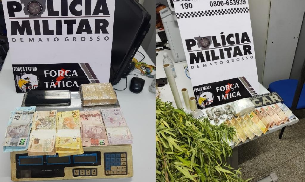 Drogas são tiradas de circulação em bairros de Rondonópolis