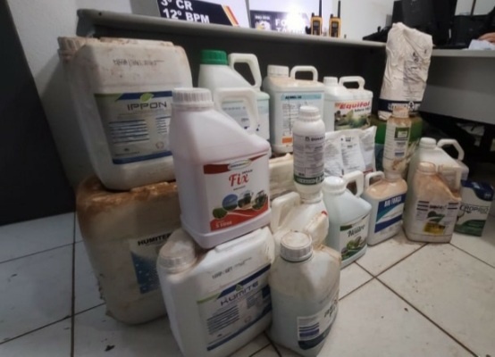 Sorriso: Força Tática prende homem com munições e insumos agrícolas
