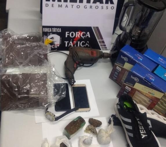Porções de drogas são apreendidas em posse de homem em Rondonópolis