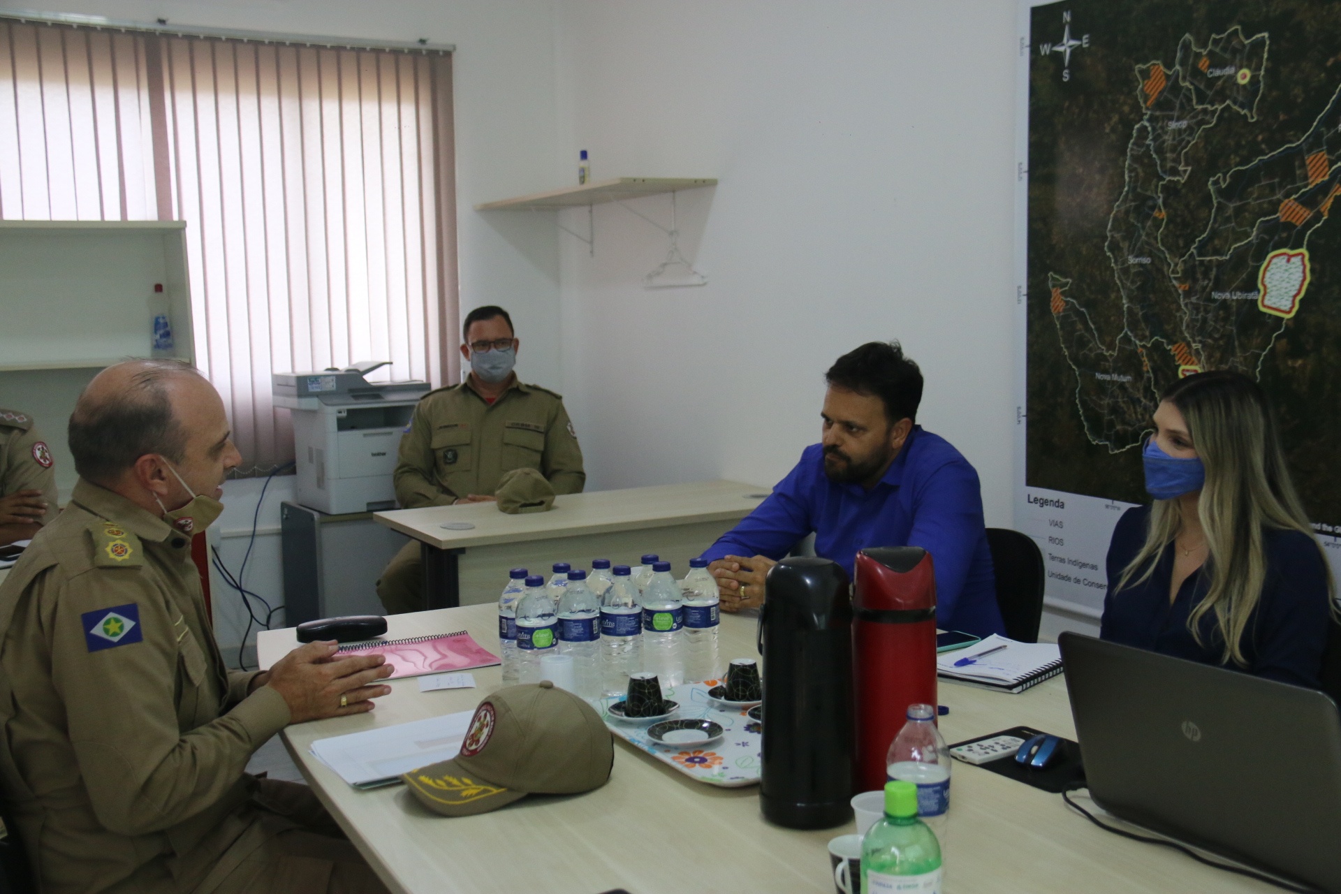 Coronel apresenta projeto de Escola Militar em Sinop para Comissão de Segurança Pública