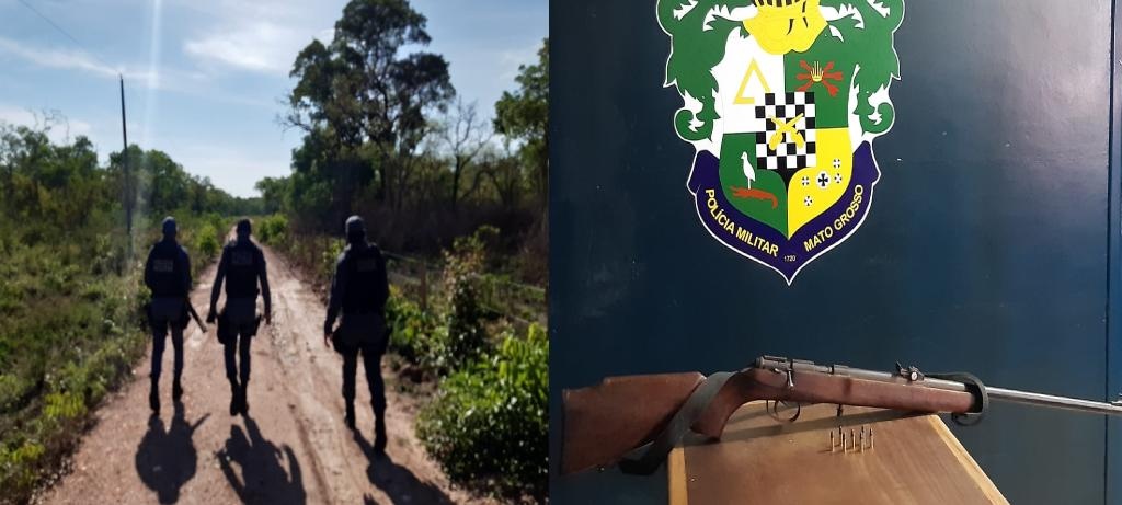 Homem é preso por tentativa de estupro e porte ilegal de arma de fogo