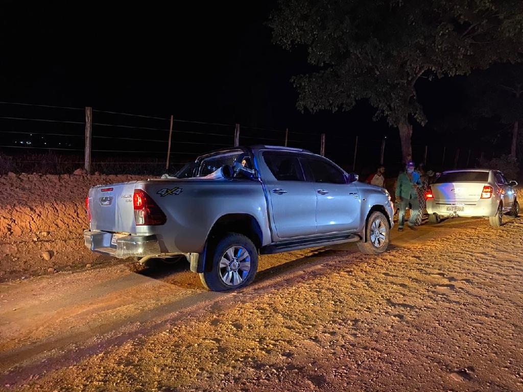 Trio é detido suspeito de cometer roubo em propriedade rural
