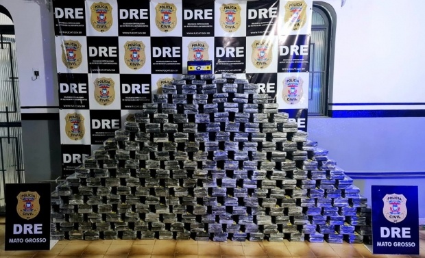 750 kg de cocaína são apreendidos em carga de caminhão