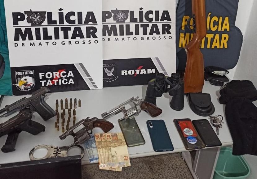 Rotam prende quadrilha especializada em roubos à residências
