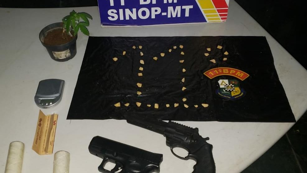Menor é apreendido com drogas e simulacros em Sinop