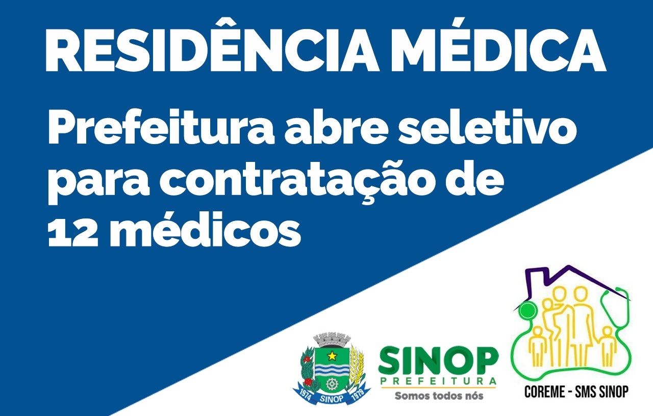 Prefeitura abre seletivo para contratação de 12 médicos