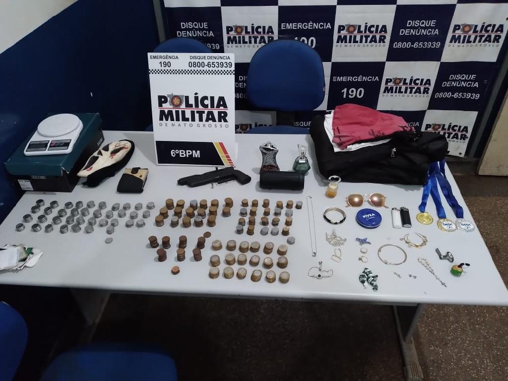 Homem é preso por roubo em Cáceres; comparsa conseguiu fugir