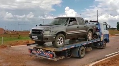 PM recupera caminhonetes roubadas e furtadas em Sinop