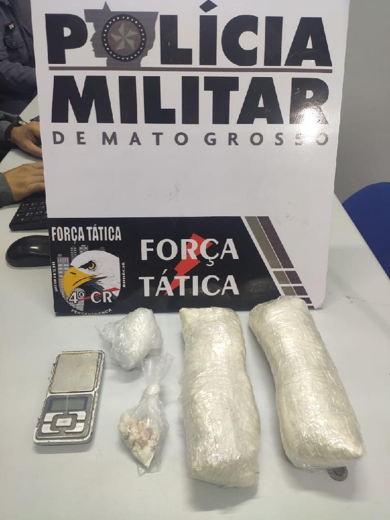 Grupo Car prende homem com drogas em Rondonópolis