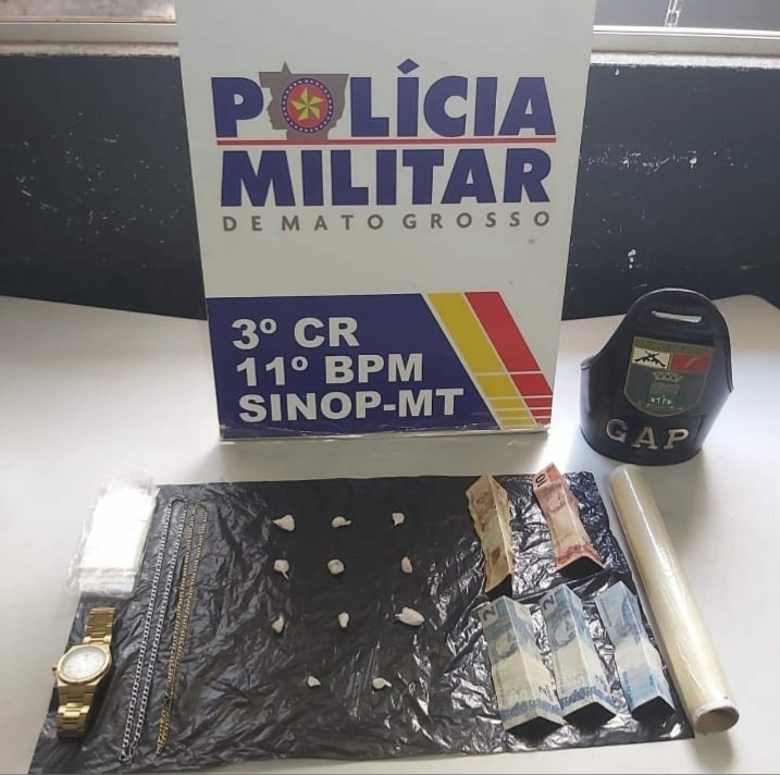 Sinop: Jovens são presos por tráfico de drogas no Parque das Araras