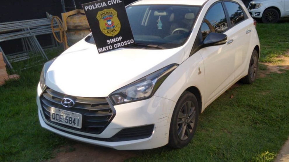 Veículo roubado em VG é recuperado em Sinop