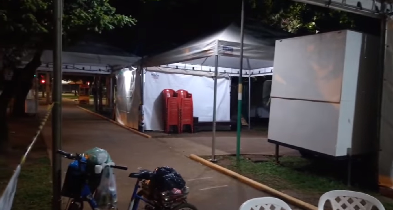 Tendas de ambulantes são interditadas por Corpo de Bombeiros