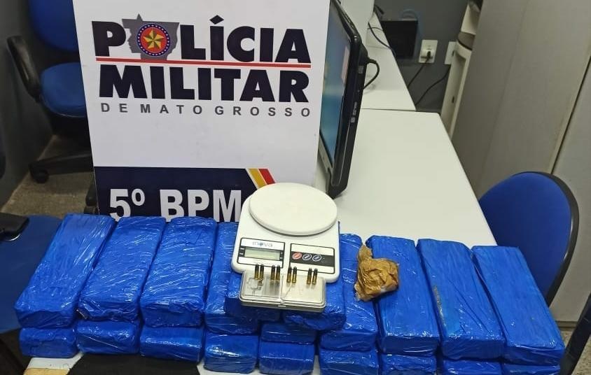 Em Rondonópolis, PM fecha boca de fumo e apreende 13 kg de maconha