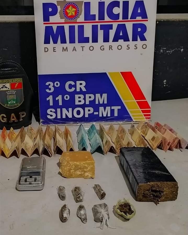 Grupo de Apoio prende em Sinop suspeito de integrar facção criminosa