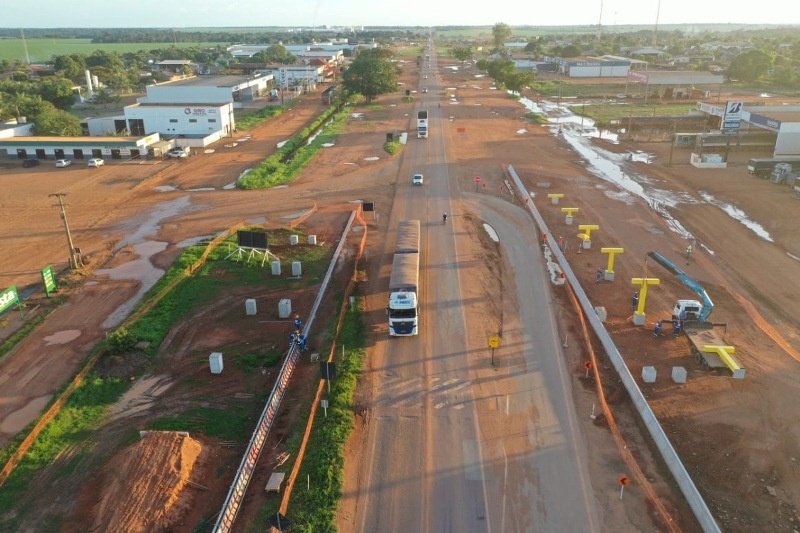 BR-163 será interrompida neste sábado (19.12) para içamento de passarela em Sinop