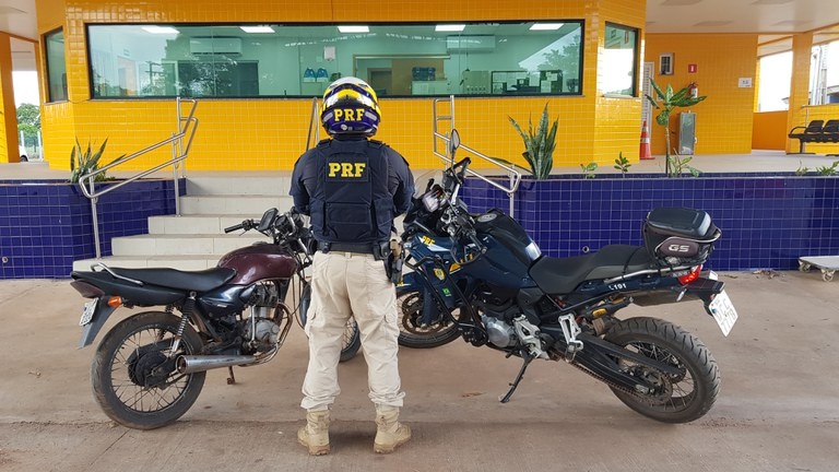 Cuiabá: PRF apreende motocicleta com sinais identificadores adulterados