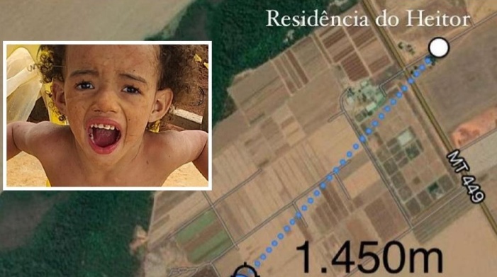 Exames apontam que Heitor foi alimentado durante o sumiço