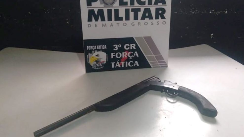 Homem é preso por porte ilegal de arma de fogo em Sinop