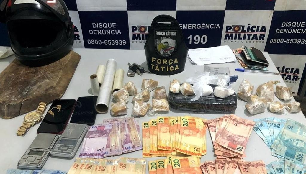 Traficantes são pegos com drogas em Mirassol D´Oeste