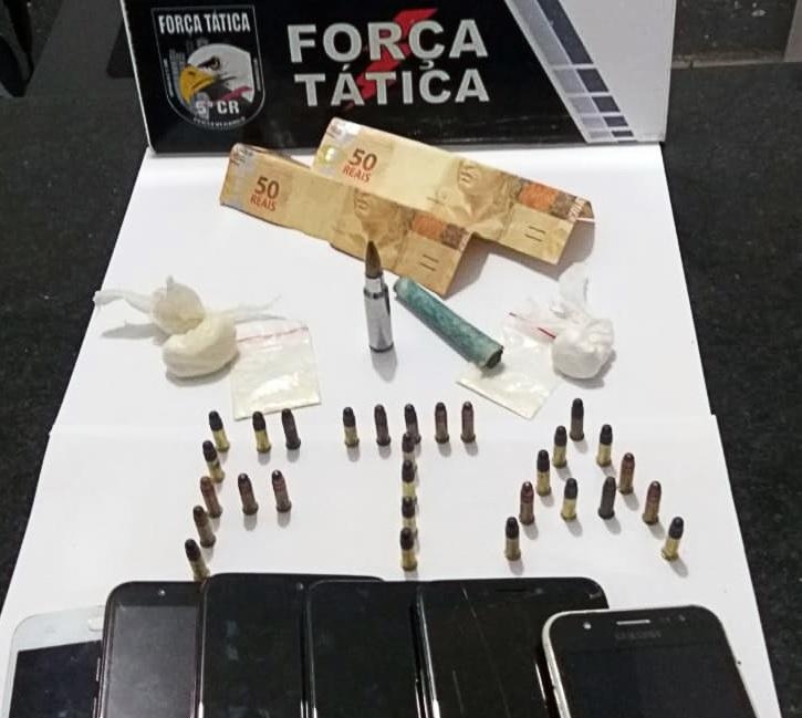 Munições e droga são pegos com suspeitos em Barra do Garças