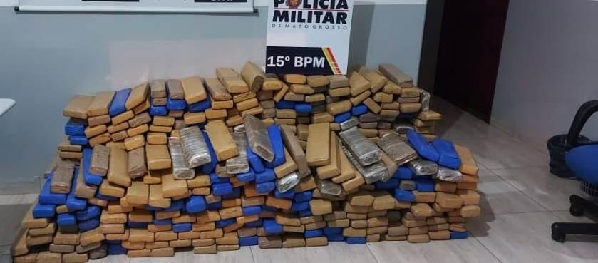 Ação conjunta resulta em cinco prisões e apreensão de 500 quilos de maconha