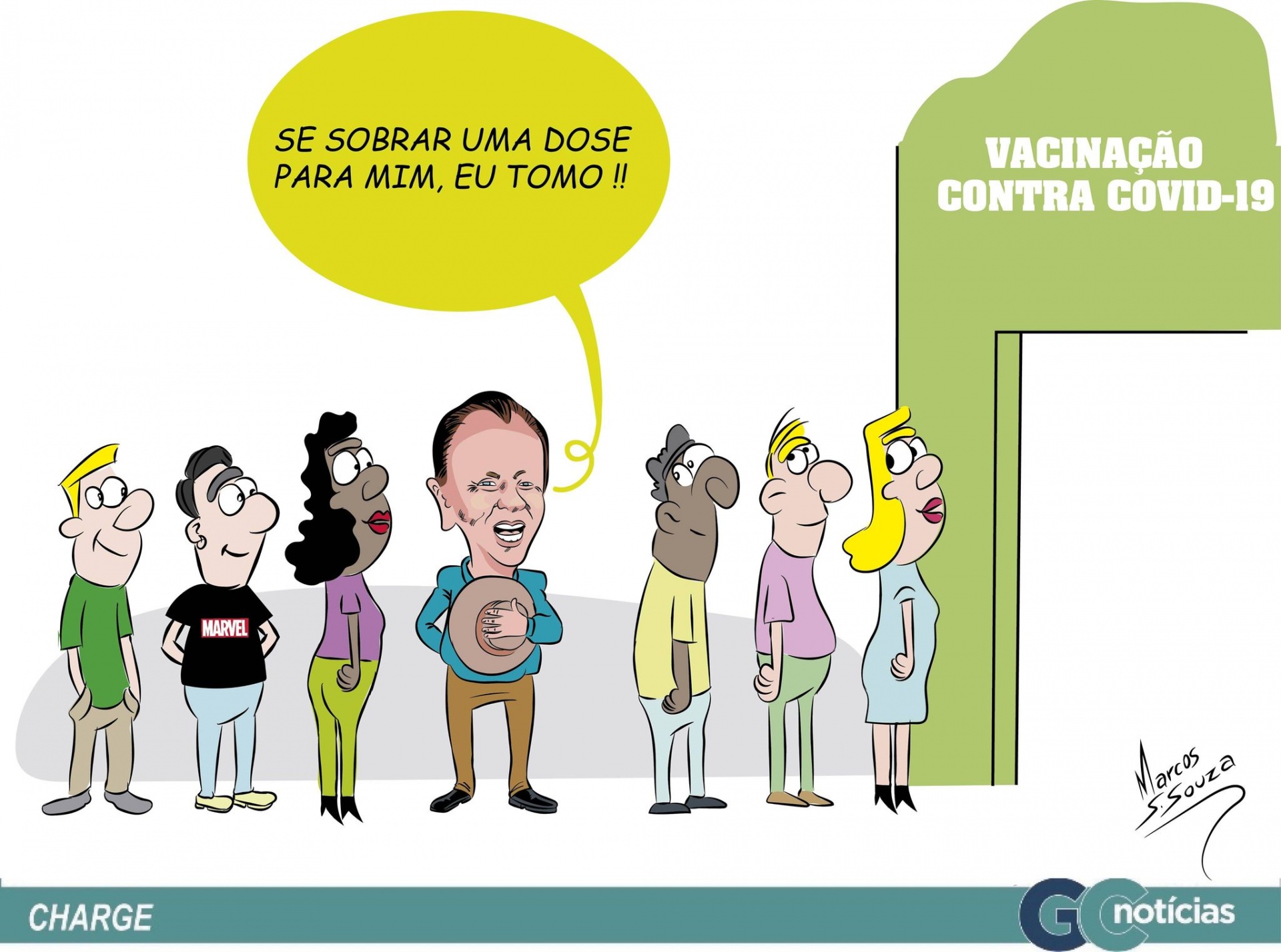 Fila de vacina