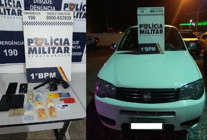 Policiais descobrem tentativa de roubo e interceptam quadrilha em Cuiabá