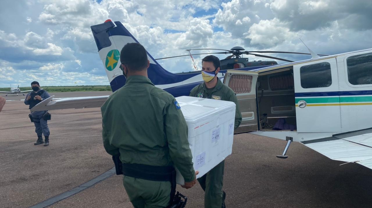 Primeira remessa da vacina contra Covid-19 chega em Sinop