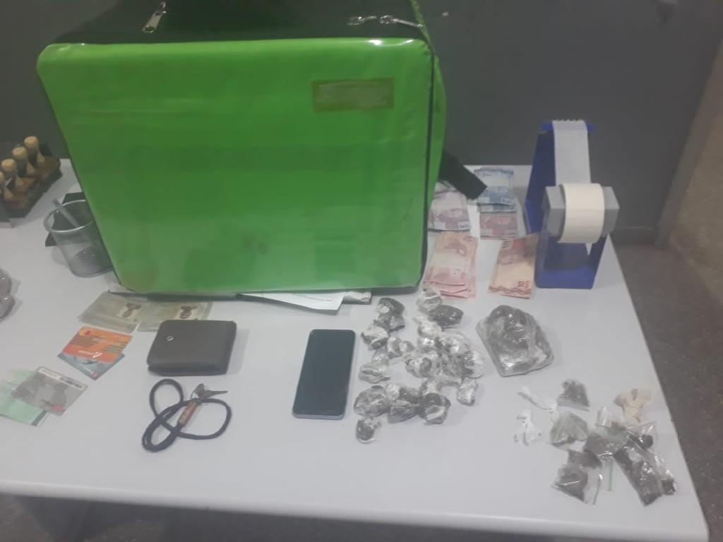 Homem confessa fazer delivery de droga sob encomenda