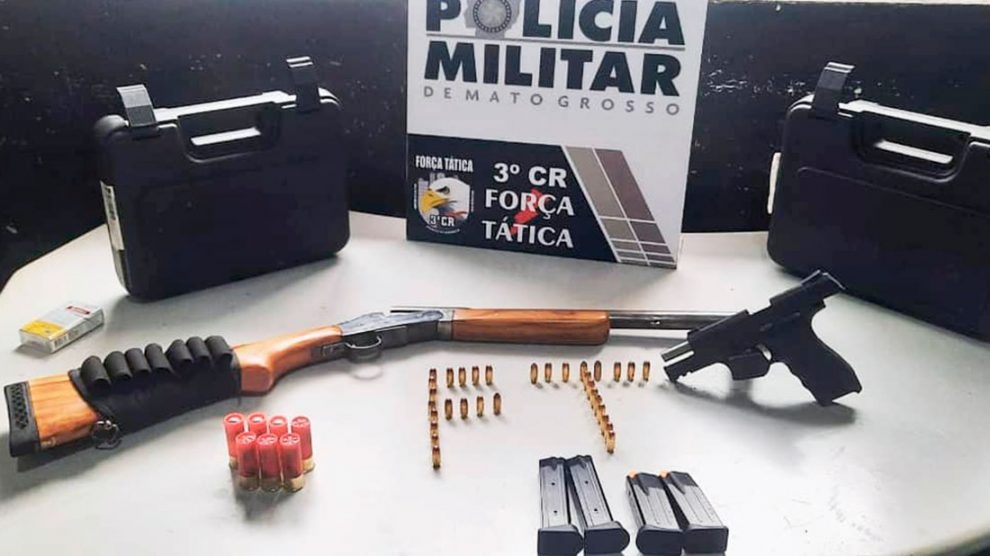 Homem é preso com armas de fogo em Sinop