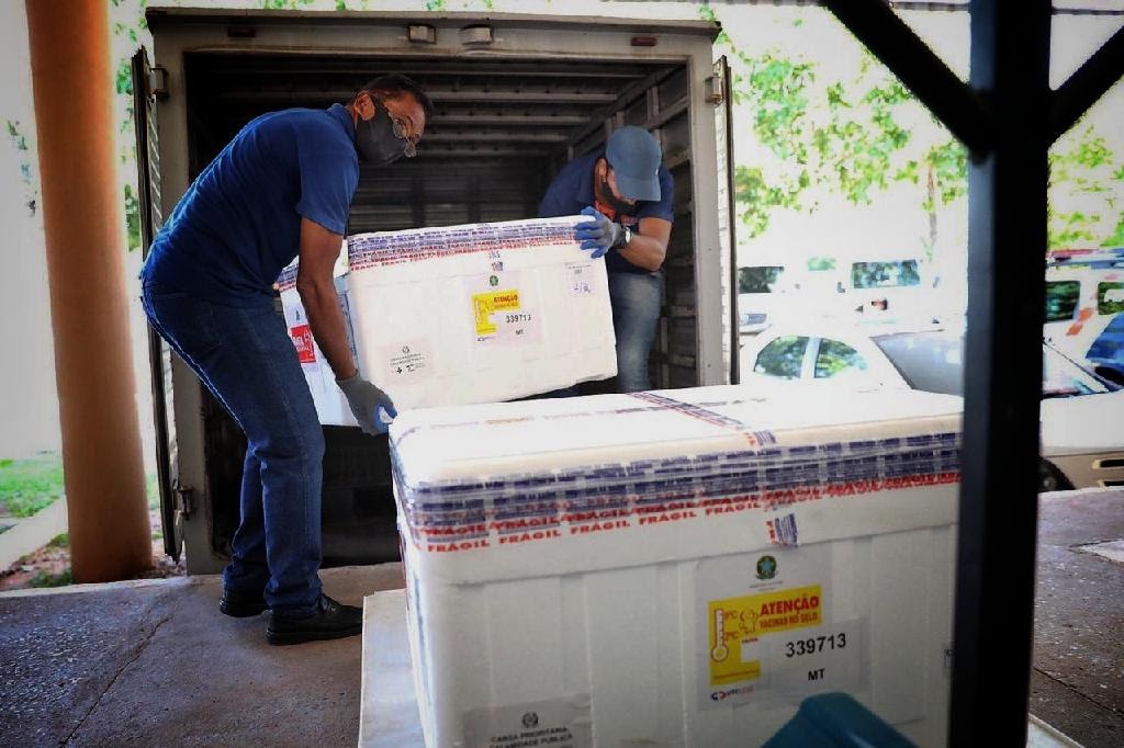 Segunda remessa da vacina CoronaVac chega em Mato Grosso hoje (25)