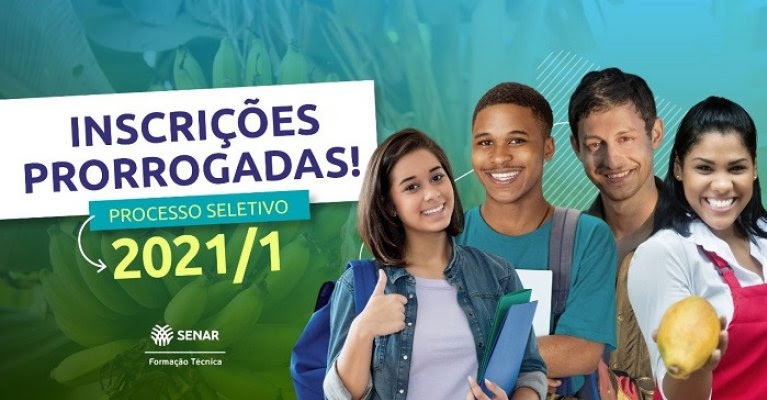 SENAR prorroga inscrições para cursos técnicos em agronegócio e fruticultura