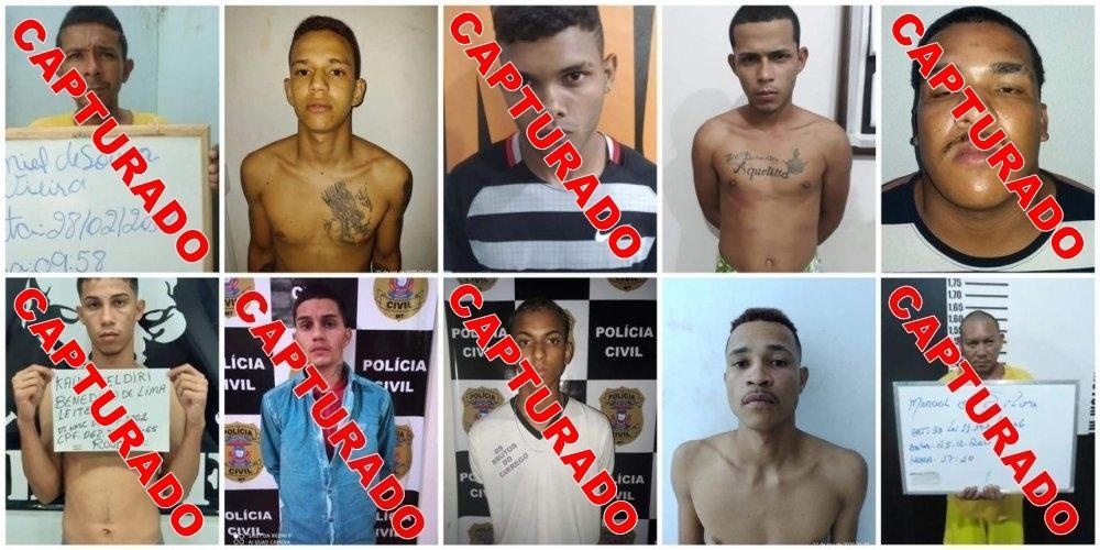 Sete fugitivos da Cadeia de Nova Mutum já foram localizados