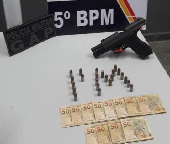 Monitorado é pego com pistola durante abordagem em Rondonópolis