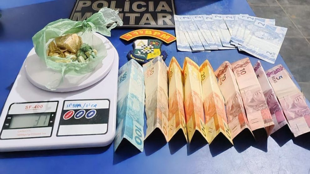 Jovem e mulher são presos com drogas em Sinop